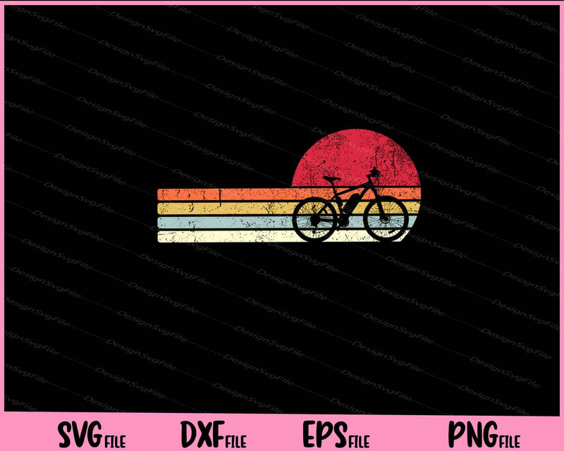 Cycling Retro Style T-Shirt For Cyclist Svg Cutting Printable Files  - Premium Cutting Files in SVG, PNG & EPS Formats - Premium SVG Cutting Files for Crafts