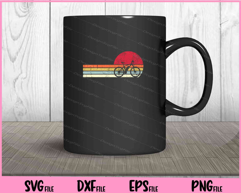 Cycling Retro Style T-Shirt For Cyclist mug