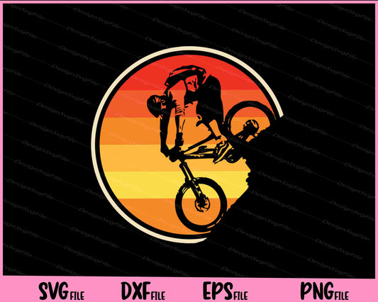 Cycling Vintage Retro Svg Cutting Printable Files  - Premium Cutting Files in SVG, PNG & EPS Formats - Premium SVG Cutting Files for Crafts