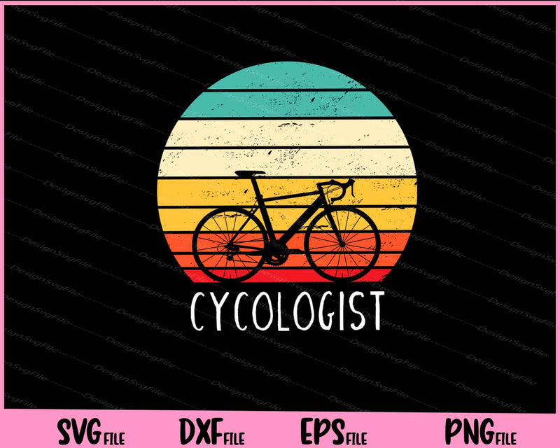 Cycologist - Funny Vintage Cycling svg