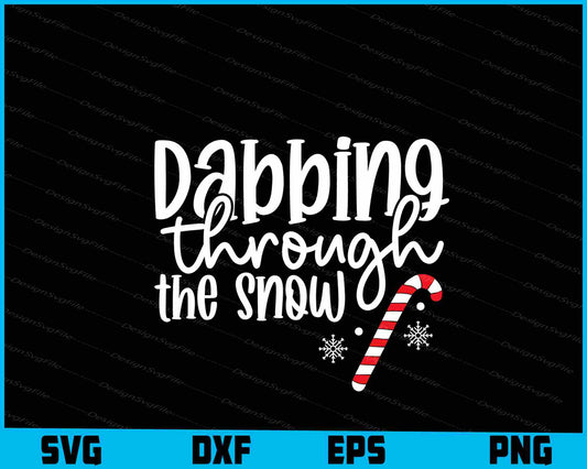 Dabbing Through Snow Christmas