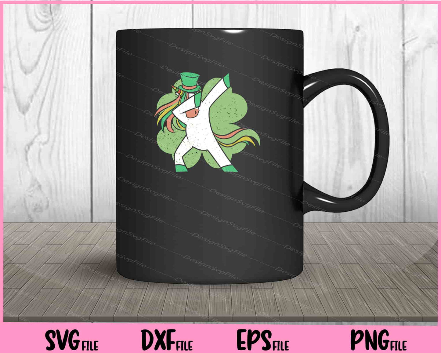 Dabbing Unicorn St Patrick's Day Svg Cutting Printable Files  - Premium Cutting Files in SVG, PNG & EPS Formats - Premium SVG Cutting Files for Crafts