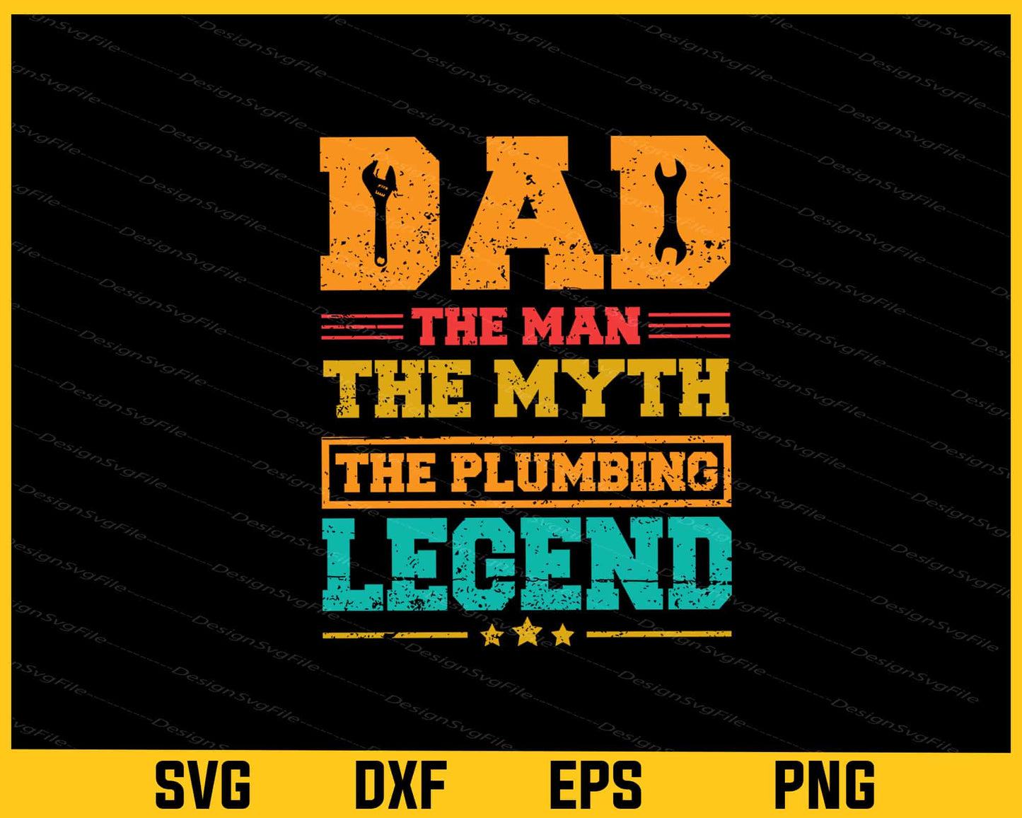 Dad The Man The Myth The Legend Svg Cutting Printable File  - Premium Cutting Files in SVG, PNG & EPS Formats - Premium SVG Cutting Files for Crafts