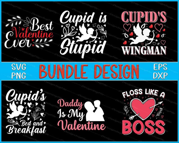 Daddy Bundle SVG Valentines Day PNG