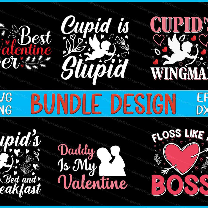 Daddy Bundle SVG Valentines Day PNG