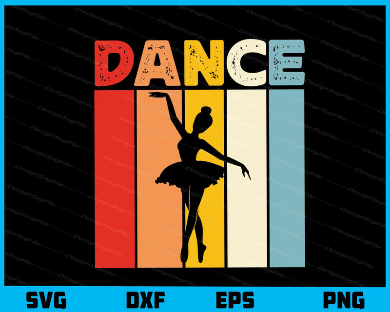 Dance Vintage Retro svg