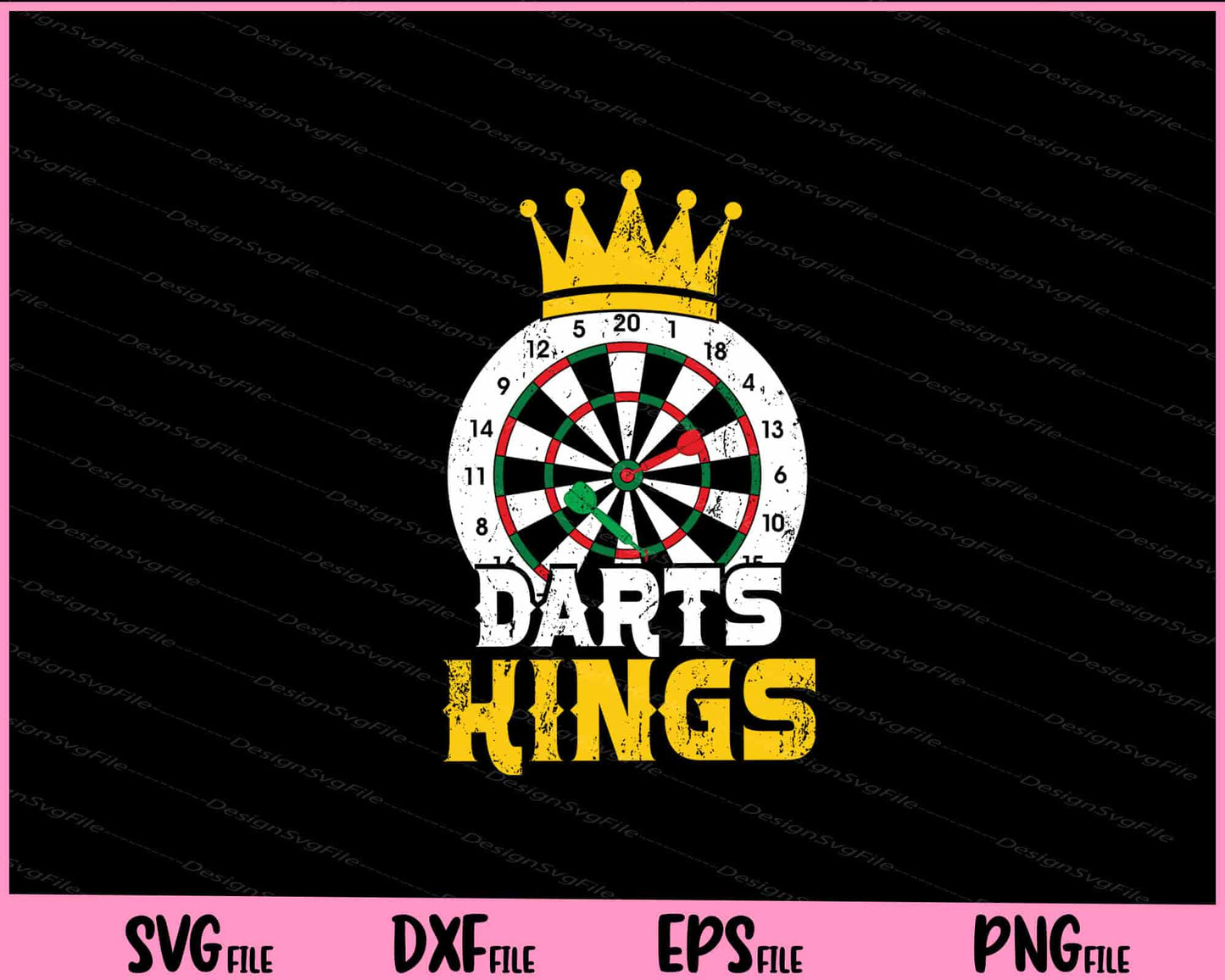 Darts Könige Svg Cutting Printable Files  - Premium Cutting Files in SVG, PNG & EPS Formats - Premium SVG Cutting Files for Crafts