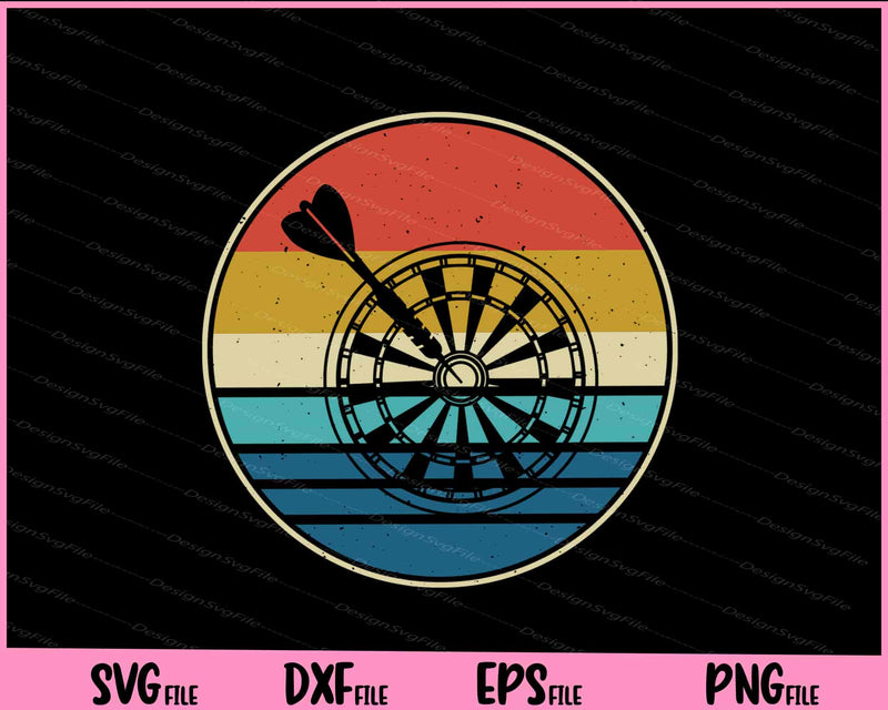 Dart vintage Svg Cutting Printable Files  - Premium Cutting Files in SVG, PNG & EPS Formats - Premium SVG Cutting Files for Crafts