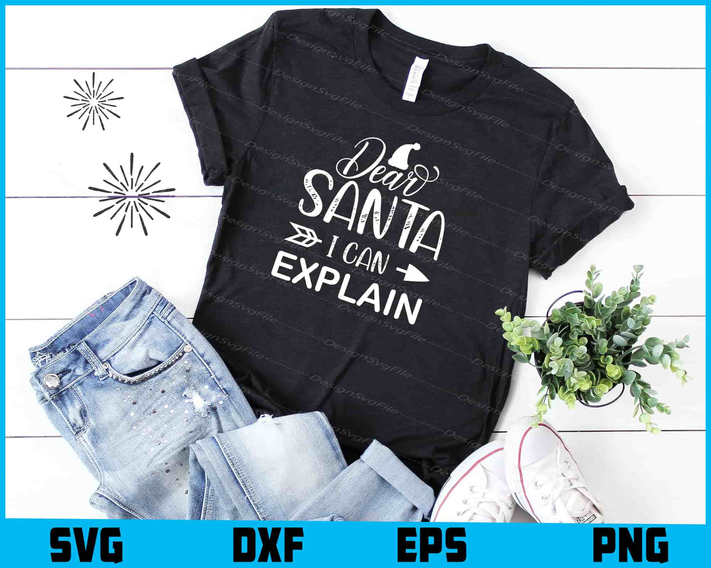 Dear Santa I Can Explain Svg Design Cricut Cutting Printable File  - Premium Cutting Files in SVG, PNG & EPS Formats - Premium SVG Cutting Files for Crafts