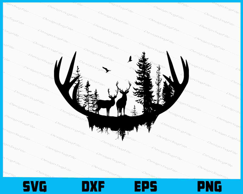 Deer Head SVG, Deer Hunting PNG