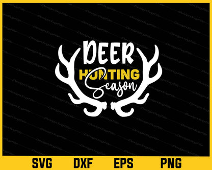 Deer Hunting Season Svg Cutting Printable File  - Premium Cutting Files in SVG, PNG & EPS Formats - Premium SVG Cutting Files for Crafts