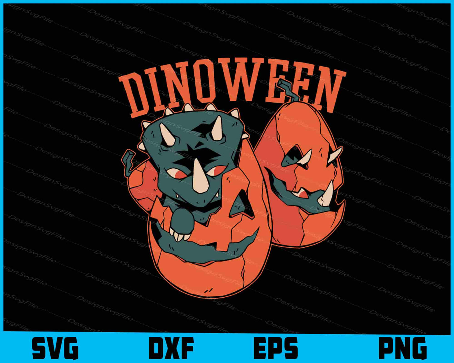 Dinoween SVG Dinosaur Halloween