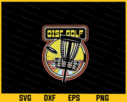 Disc Golf Retro Video Game Svg Cutting Printable File  - Premium Cutting Files in SVG, PNG & EPS Formats - Premium SVG Cutting Files for Crafts