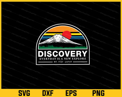 Discovery Everday Is A New Explore Svg Cutting Printable File  - Premium Cutting Files in SVG, PNG & EPS Formats - Premium SVG Cutting Files for Crafts