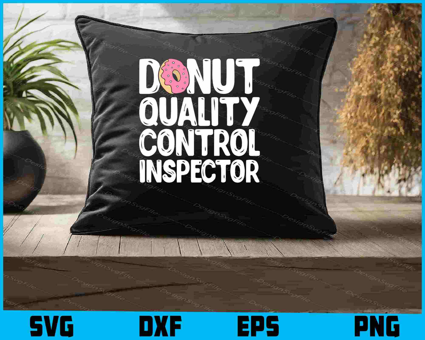 Donut Quality Control Inspector SVG