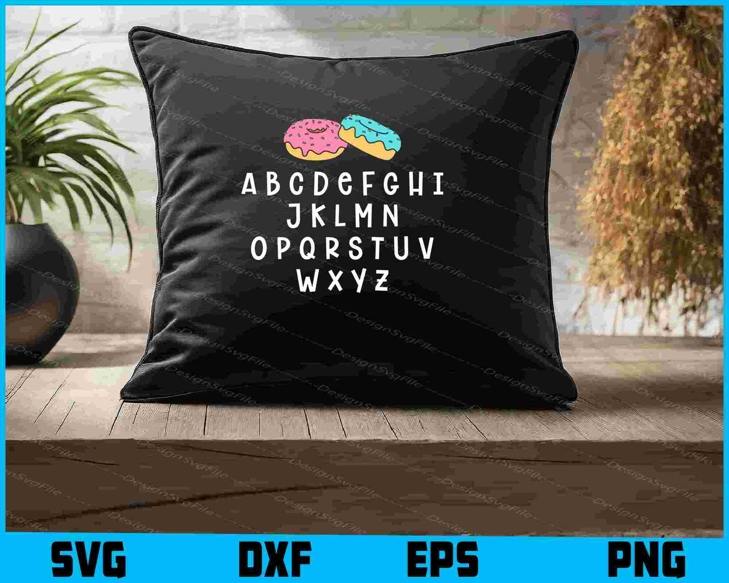 Donuts Crew SVG, ABC Alphabet Shirt