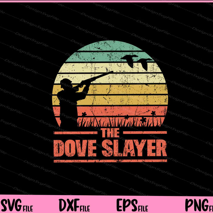 Dove Hunt Funny Retro Hunting Vintage Svg Cutting Printable Files  - Premium Cutting Files in SVG, PNG & EPS Formats - Premium SVG Cutting Files for Crafts