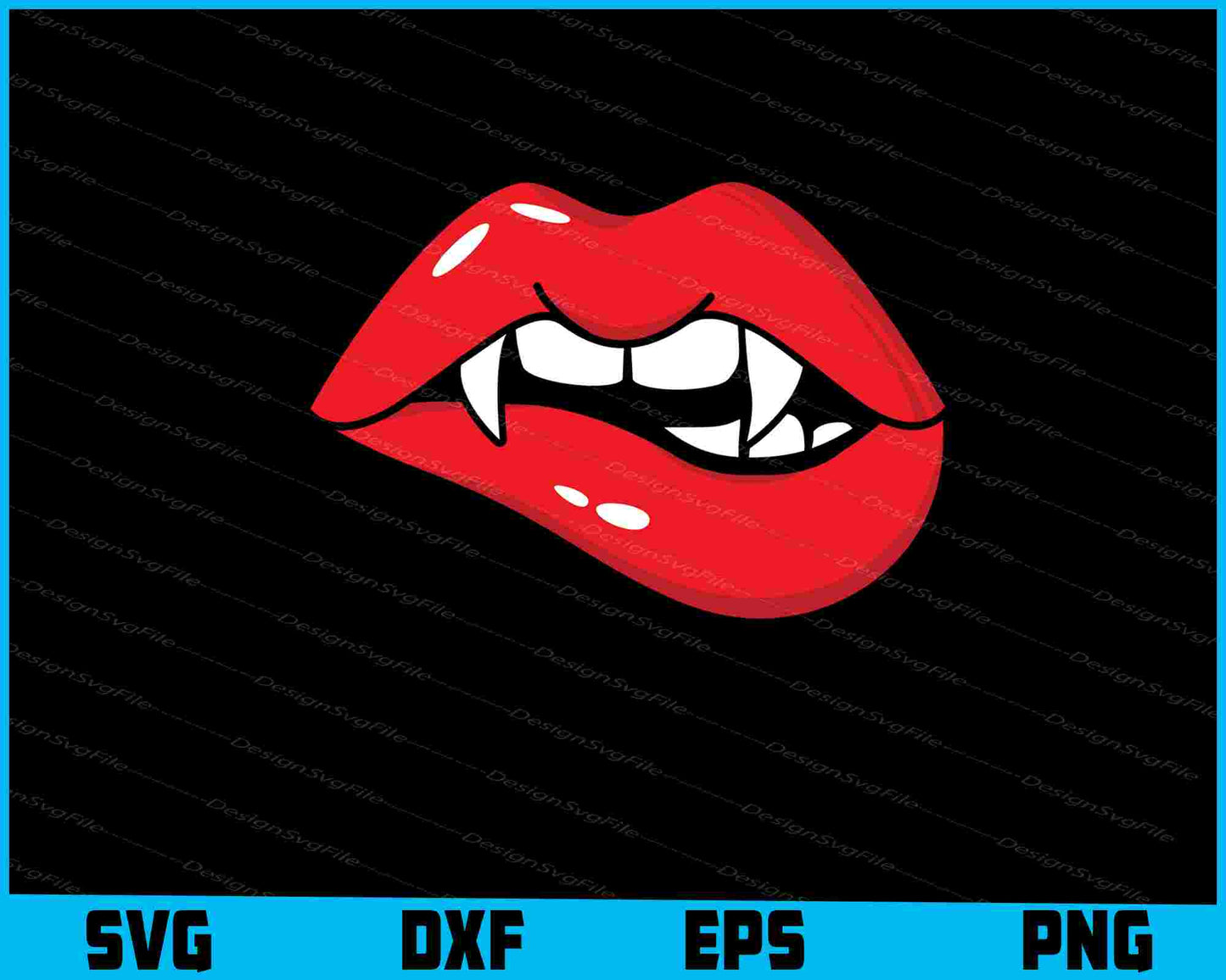 Dracula Vampire Lips Halloween SVG PNG Printable File  - Premium Cutting Files in SVG, PNG & EPS Formats - Premium SVG Cutting Files for Crafts