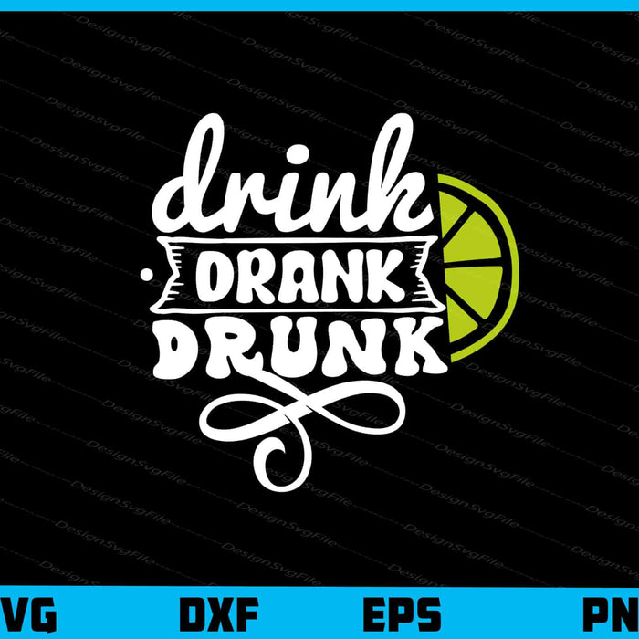 Drink Drank Drunk Glasses Svg Cutting Printable File  - Premium Cutting Files in SVG, PNG & EPS Formats - Premium SVG Cutting Files for Crafts