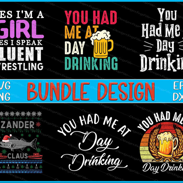 Drinking Bundle SVG, Beer PNG Girl