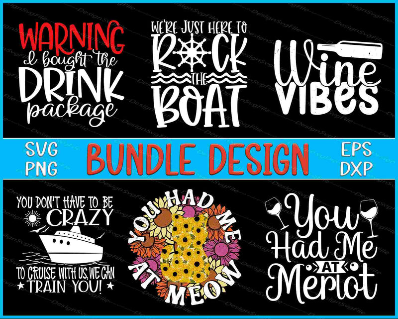 Drinking Bundle SVG, Cats PNG