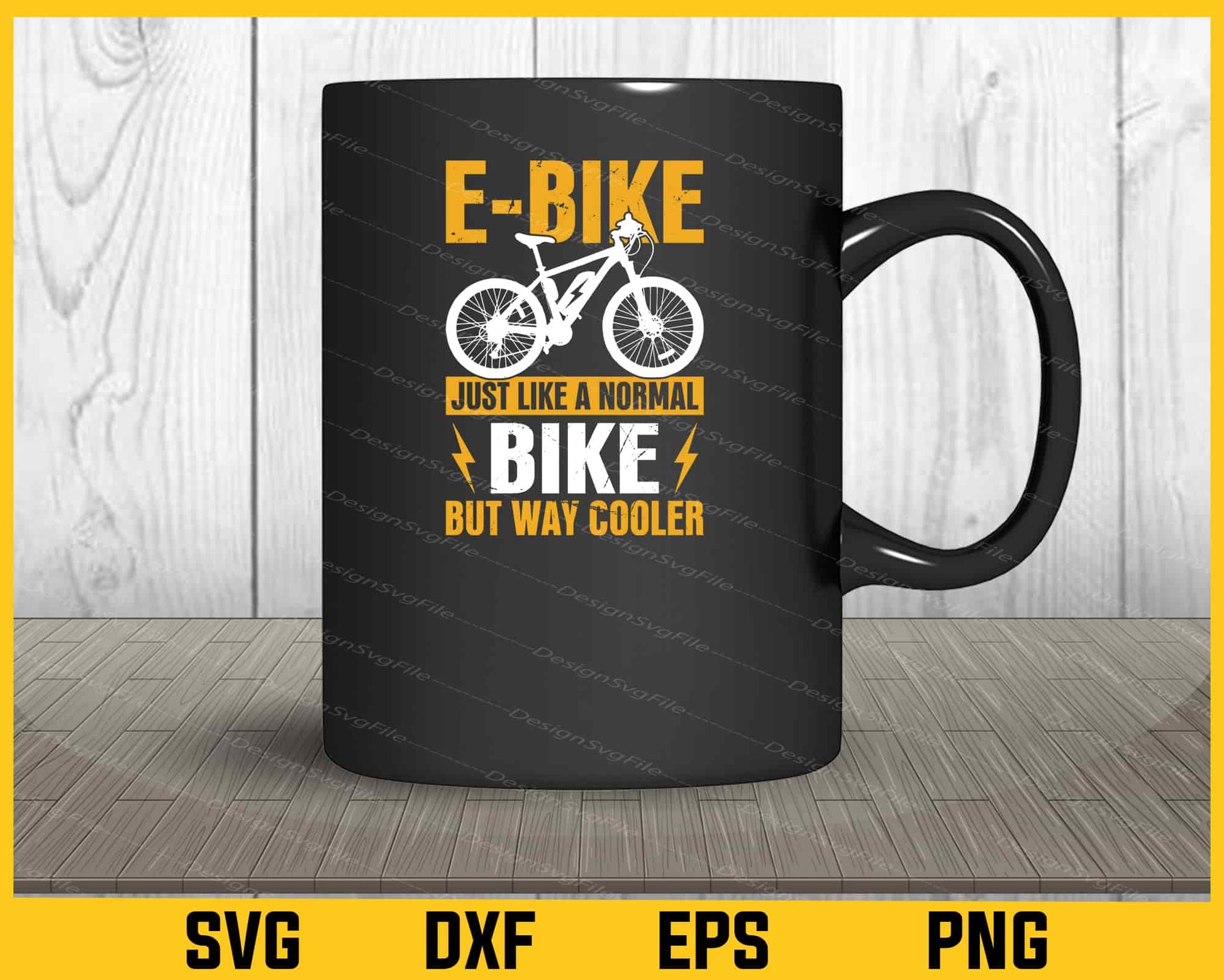 E-Bike Just Like Normal Bike Svg Cutting Printable File  - Premium Cutting Files in SVG, PNG & EPS Formats - Premium SVG Cutting Files for Crafts