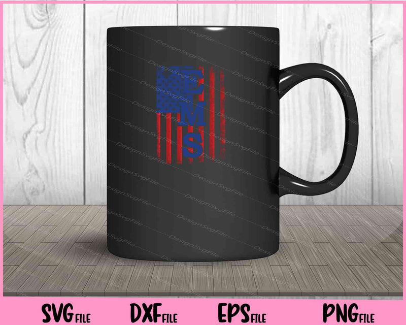EMS American Flag 911 Emergency mug