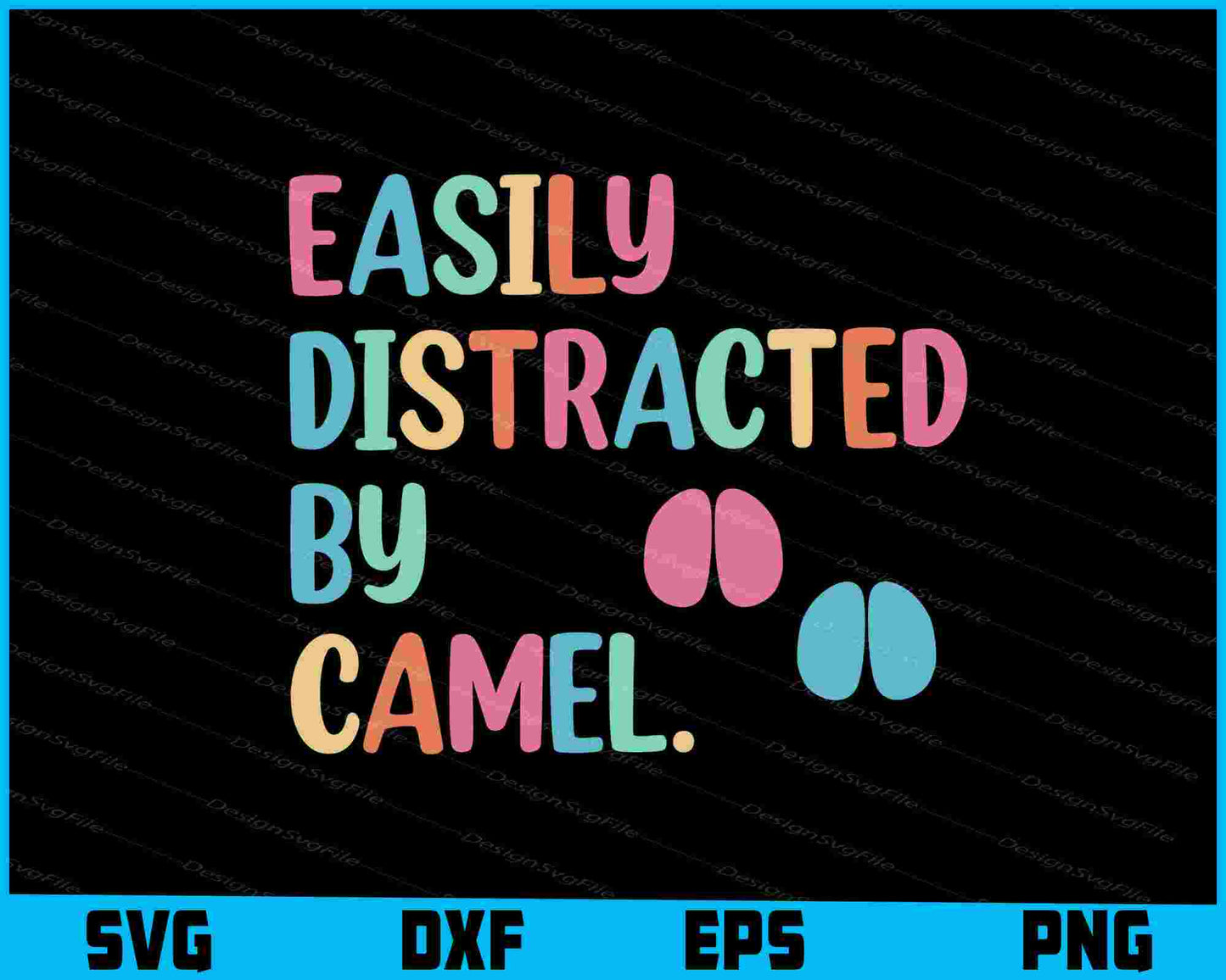 Easily Distracted By Camel SVG, Animals PNG