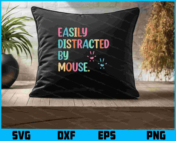 Easily Distracted By Mouse SVG, Animals PNG