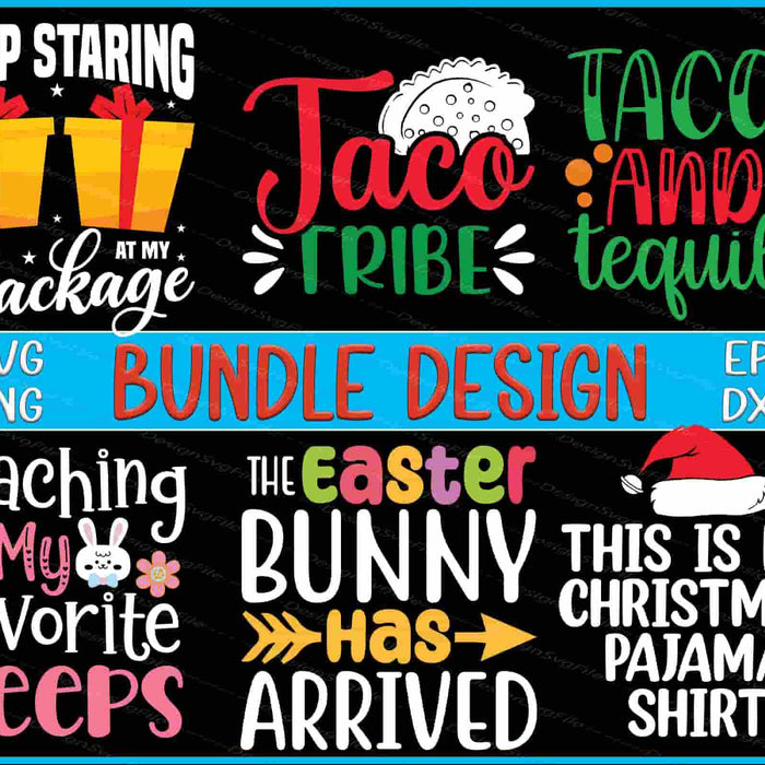 Easter Bundle SVG Christmas PNG