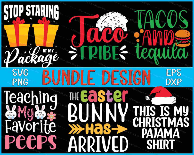Easter Bundle SVG Christmas PNG