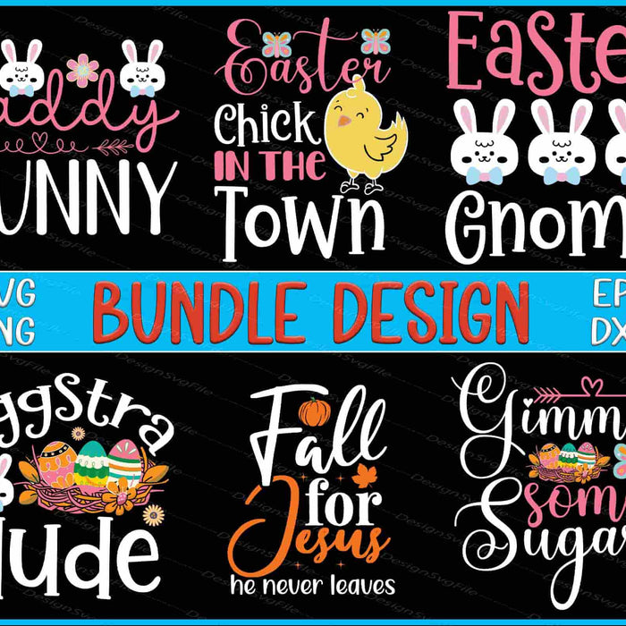 Easter Bundle SVG Gnome PNG