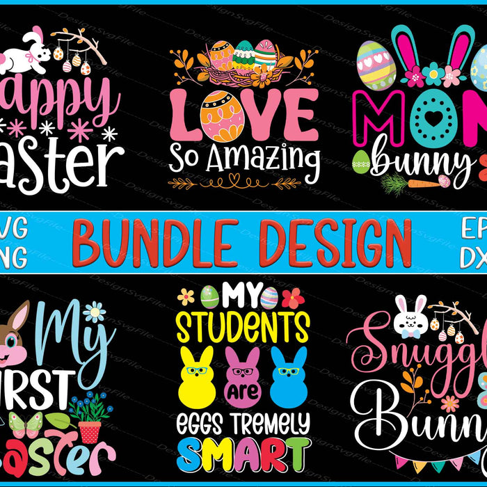 Easter Bundle SVG Mom Bunny PNG
