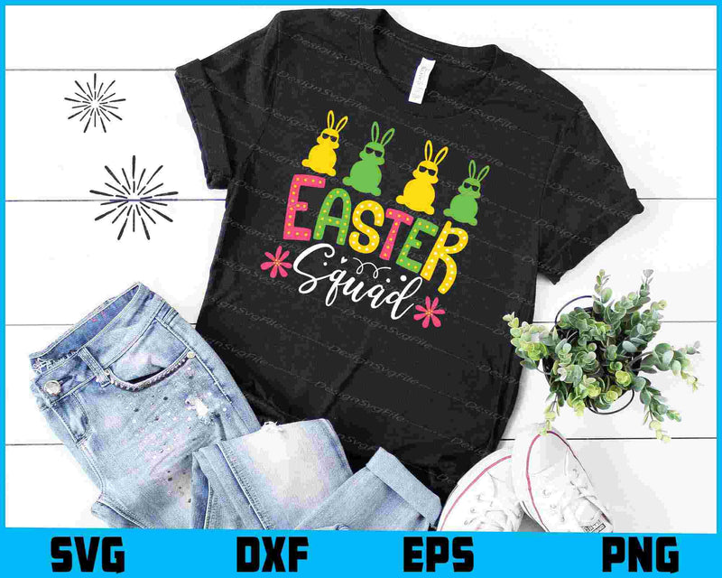 Easter Squad Colorful SVG