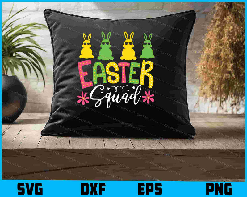 Easter Squad Colorful SVG