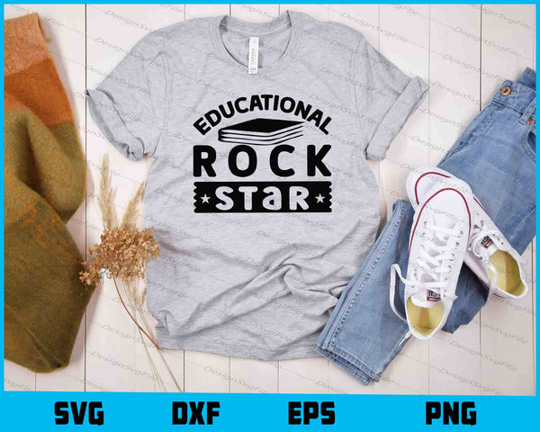 Educational Rock Star t shirt