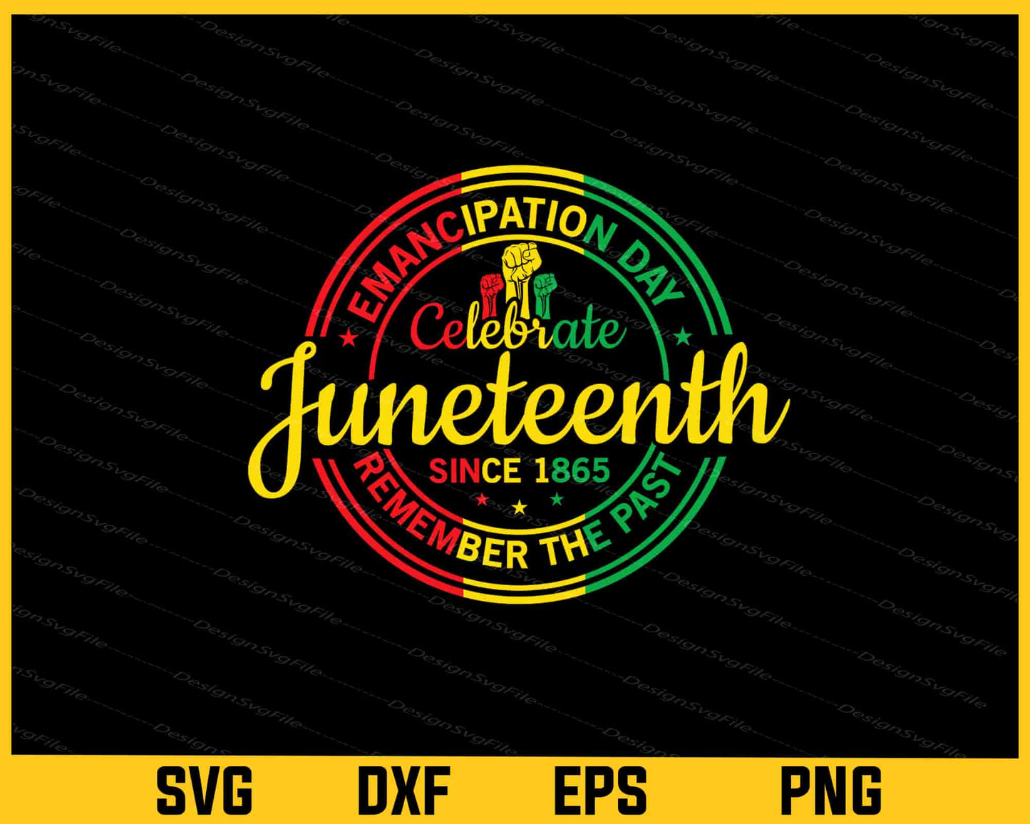 Emancipation Day Celebrate Juneteenth Svg Cutting Printable File  - Premium Cutting Files in SVG, PNG & EPS Formats - Premium SVG Cutting Files for Crafts