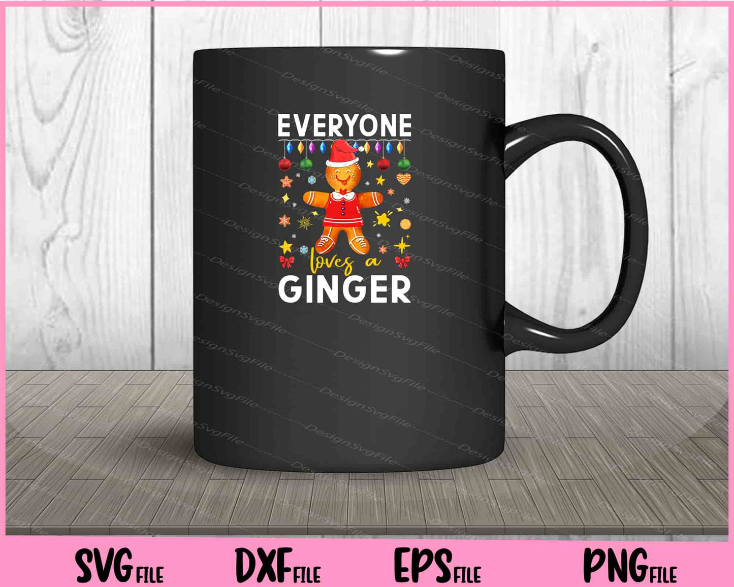 Everyone Loves A Ginger Christmas Svg Cutting Printable Files  - Premium Cutting Files in SVG, PNG & EPS Formats - Premium SVG Cutting Files for Crafts