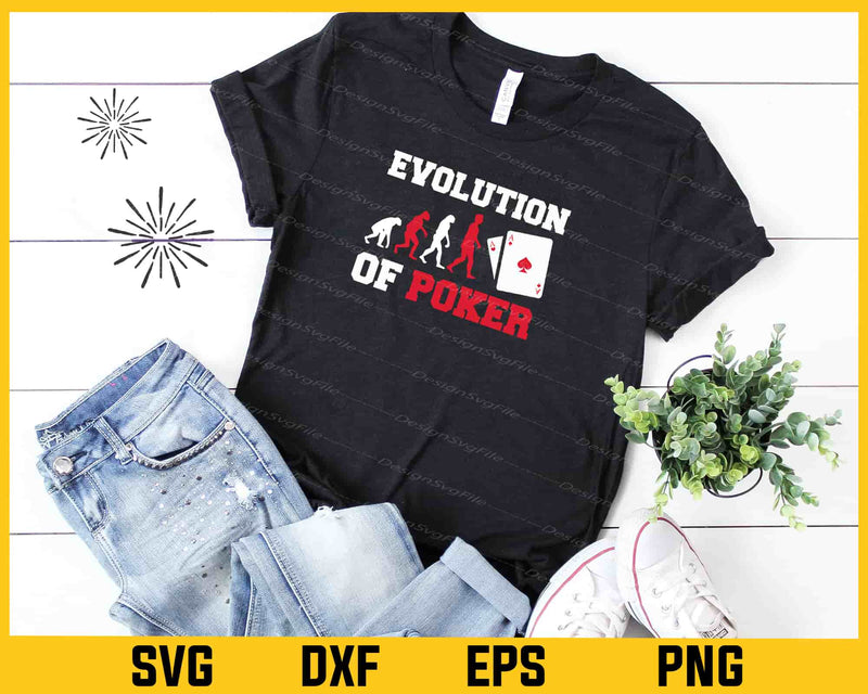 Evolution Of Poker Game Svg Cutting Printable File  - Premium Cutting Files in SVG, PNG & EPS Formats - Premium SVG Cutting Files for Crafts