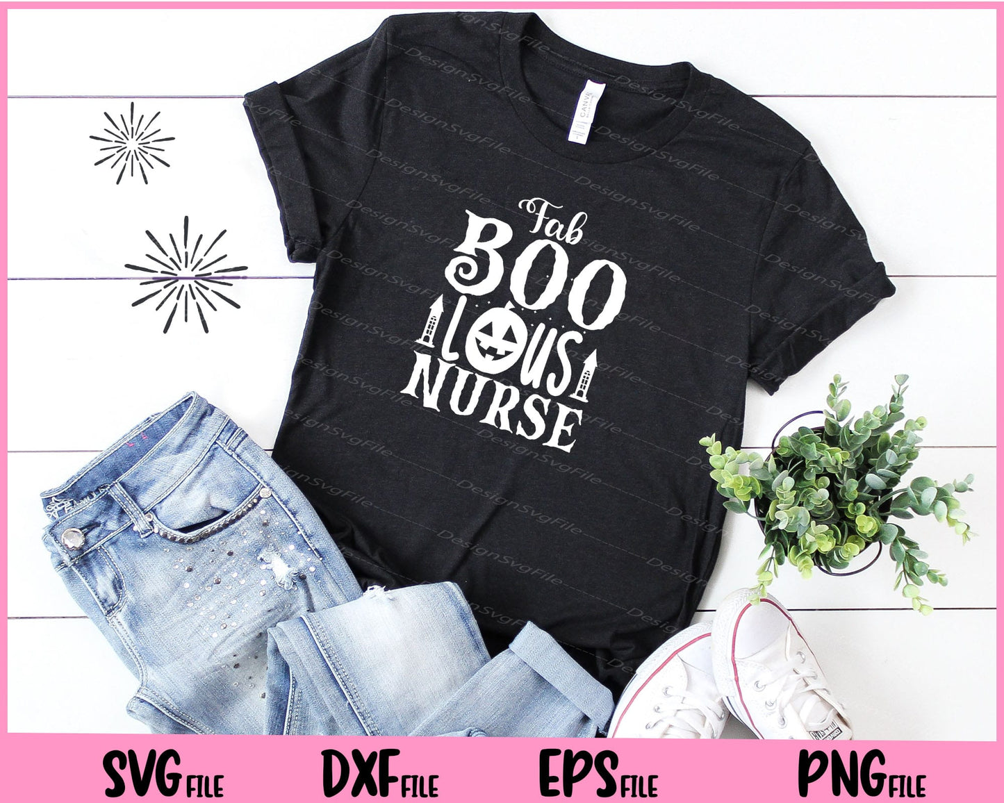 Fab boo lous Nurse Halloween Svg Cutting Printable Files  - Premium Cutting Files in SVG, PNG & EPS Formats - Premium SVG Cutting Files for Crafts