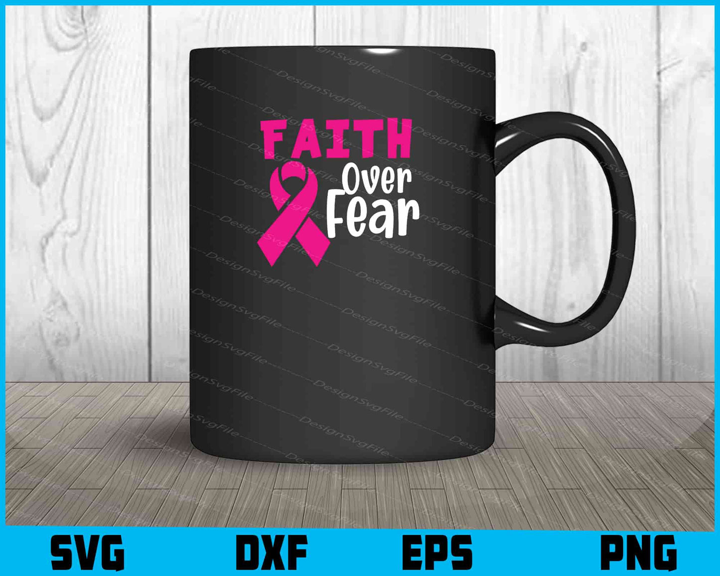 Faith Over Fear Svg Cutting Printable File  - Premium Cutting Files in SVG, PNG & EPS Formats - Premium SVG Cutting Files for Crafts