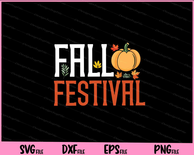 Fall Festival Holiday svg