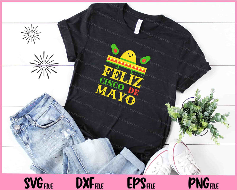 Feliz Cinco De Mayo Svg Cutting Printable Files