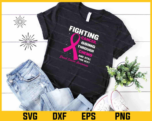 Fighting Cancer Going Breast Cancer Awareness Svg Cutting Printable File  - Premium Cutting Files in SVG, PNG & EPS Formats - Premium SVG Cutting Files for Crafts