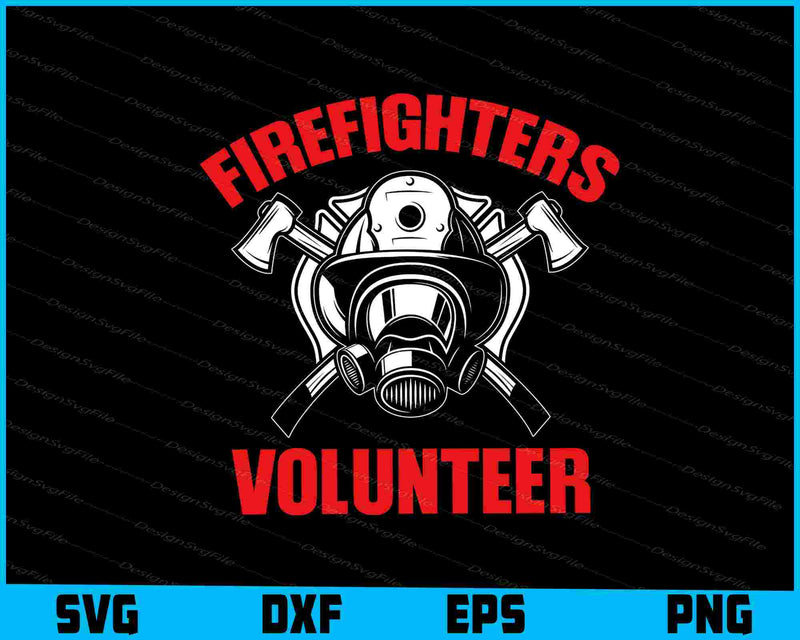 Firefighters Volunteer SVG
