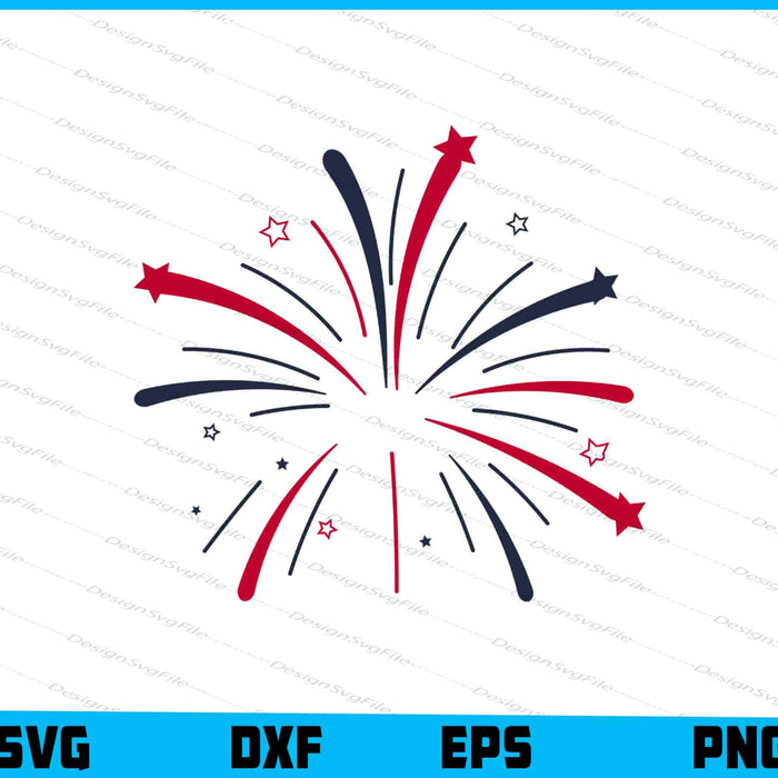 Firework 4th of July SVG