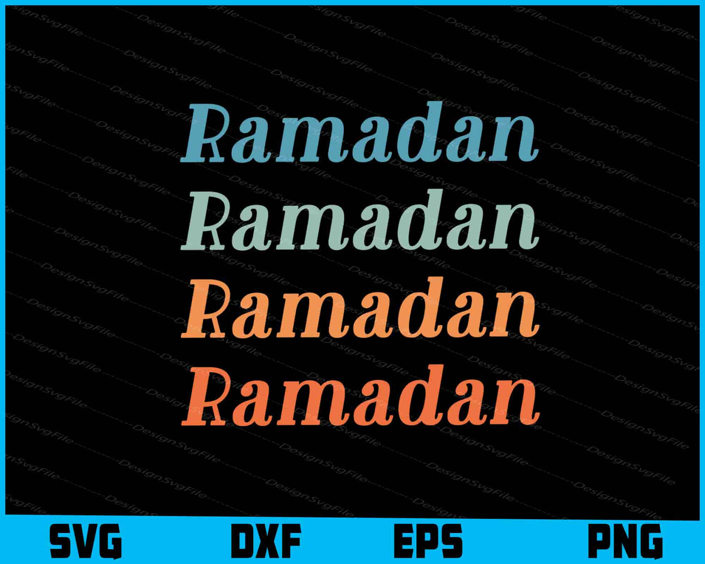 First Ramadan SVG, Ramadan Mubarak SVG