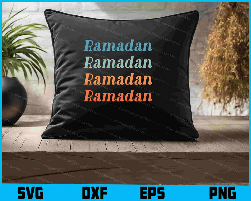 First Ramadan SVG, Ramadan Mubarak SVG