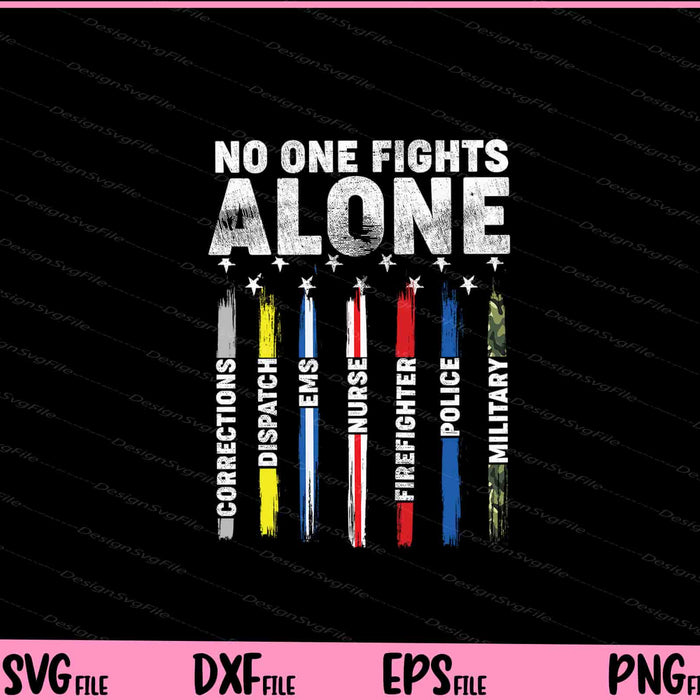 First Responders American Thin Line Police Fire Military Svg Cutting Printable File  - Premium Cutting Files in SVG, PNG & EPS Formats - Premium SVG Cutting Files for Crafts