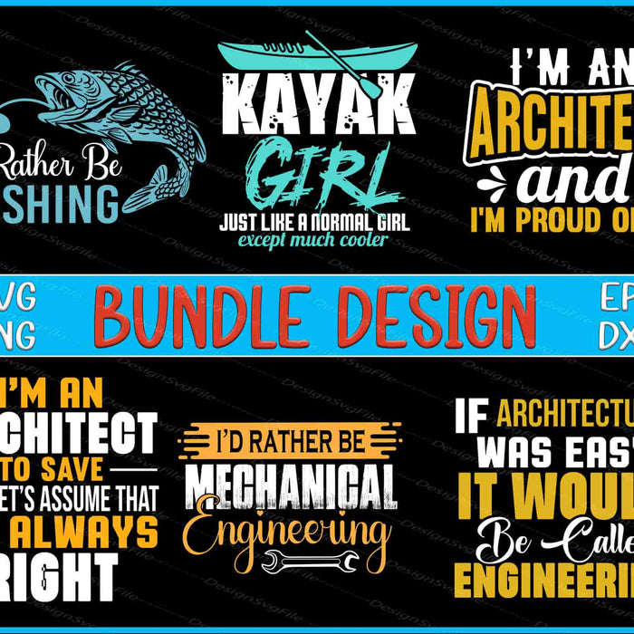 Fishing Bundle SVG, Engineering PNG